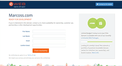 Desktop Screenshot of marcoss.com