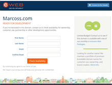 Tablet Screenshot of marcoss.com